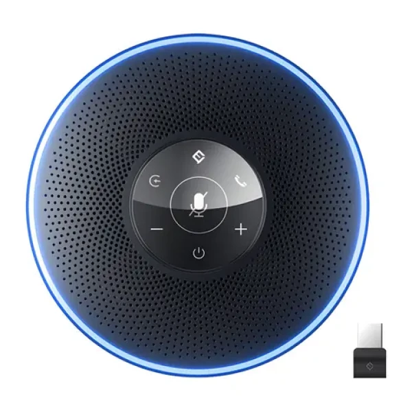 EMEET OfficeCore M2 čierna / Konferenčný reproduktor / 4 mikrofóny 360° / Bluetooth / USB-C / až 16 osôb (OfficeCore M2)