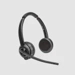 Poly Savi 8420 Office Stereo DECT čierna / Bezdrôtová náhlavná súprava / mikrofón / DECT / Bluetooth (8L5B2AA#ABB)