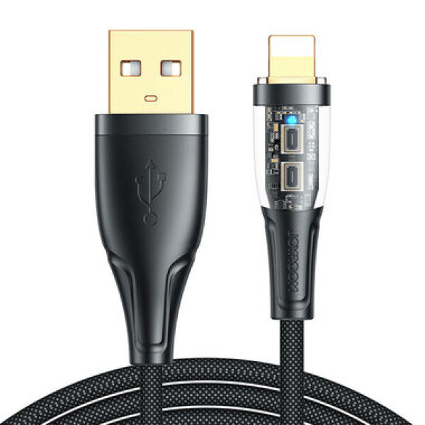 Joyroom S-UL012A3 Nabíjací kábel USB-A (M) - Lightning (M) 2.4A 1.2m čierna (S-UL012A3 1.2m Black)