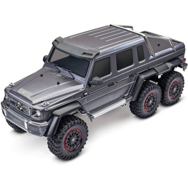 Traxxas Mercedes AMG G63 6x6 komutátorový 1:10 RC model auta elektrický crawler pohon všetkých kolies (6WD) RtR 2,4 GHz; TRX-88096-4SLVR