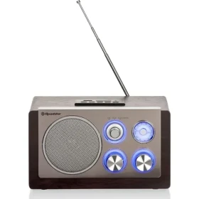 ROADSTAR HRA-1345NUS/WD strieborná / Rádiobudík / FM / DAB+ / RDS / 3.5mm (7621800032355)