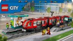 LEGO® City 60423 Električka a zastávka v centre mesta