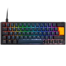 Ducky One 3 Pro Mini Nazca Line Cherry MX2A Blue DE čierna / Herná klávesnica / RGB / USB-C (DKON2361ST-CCDEPDOENAZ001)