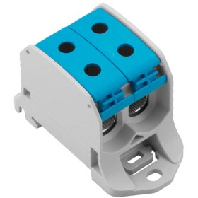 Weidmüller 2502590000 priechodná svorka 35.60 mm skrutkovací sivá, modrá 1 ks; 2502590000