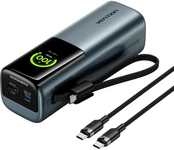 Vention FKGH0 powerbanka čierna / 27000 mAh / 1x USB-A + 2x USB-C (FKGH0)