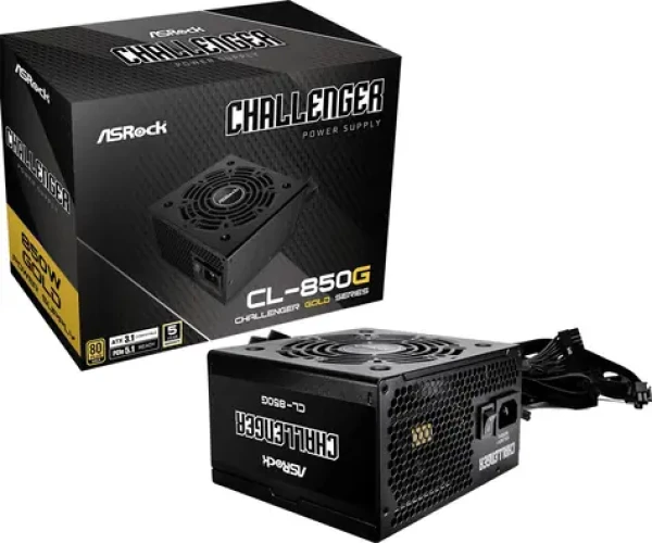ASRock Challenger CL-850G / ATX / 850W / 80 PLUS Gold / 120 mm / nemodulárny (CL-850G)