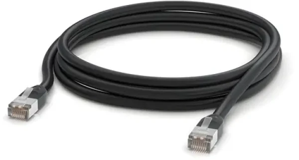 Ubiquiti UACC- Cable- Patch-Outdoor - 3M- BK / Vonkajší patch kábel / Cat5e / 3M / čierna (UACC-Cable-Patch-Outdoor-3M-BK)