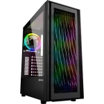 Sharkoon RGB WAVE čierna / ATX / 2x USB 3.0 / 1x USB-C / 4X 120mm / bez zdroja / priehľadná bočnica (4044951037544)