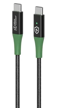 MicroConnect SMART Charge USB-C (M) - USB-C (M) čierna / Nabíjací kábel / 1 m / 480 Mbit/s (MC-SMART USB-C-C-01)