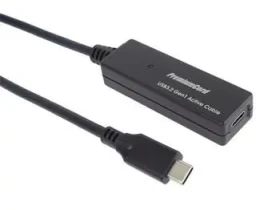 PremiumCord USB-C repeater a predlžovací kábel Male-Female 10 m / Predlžovací kábel / USB-C / 5 Gbps (8592220023843)