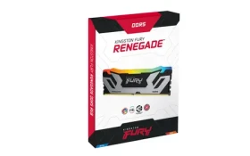 Kingston FURY Renegade RGB Silver 24GB / Pamäť RAM / DDR5 8400MHz / CL40 / CUDIMM / XMP 3.0 (KF584CU40RSA-24)
