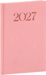 NOTIQUE Biella 2027 ružový / Týždenný diár / 15 × 21 cm