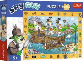 Trefl - Puzzle - Puzzle s hľadaním obrázkov Spy Guy: Pirátska loď