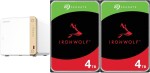 Qnap TS-462-4G + 2x Seagate IronWolf 4TB (ST4000VN006)