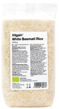 Vilgain Basmati ryža biela BIO 1000 g