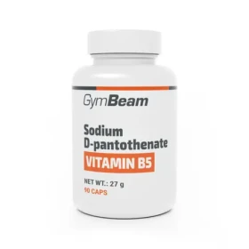 Vitamín B5 (Pantoténát sodný) - GymBeam (90 kaps.) (106255-1-90caps)