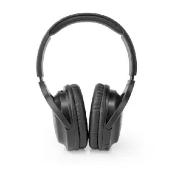 Nedis HPBT1201BK Over-Ear čierna / Slúchadlá s mikrofónom / USB / BT 5.0 / 250 mAh (HPBT1201BK)