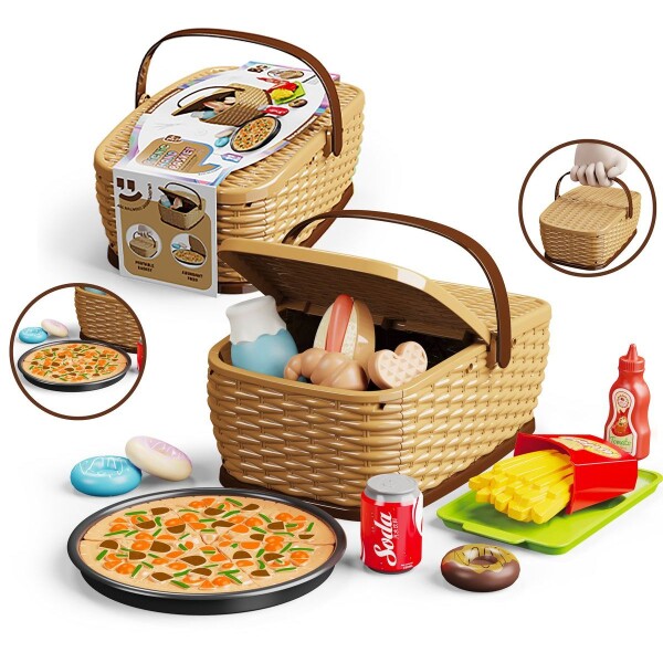 Detský piknikový kôš - Pizza set