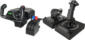 Logitech G Saitek Pro Flight Yoke System USB (945-000004) + G X56 Hotas (945-000059)