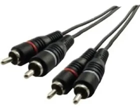 Schwaiger audio kábel 2x Cinch - 2x Cinch 5 m čierna / Audio kábel / CINCH (RCA) / Prepojovací (CIK5450533)