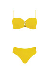 Vrchný diel plaviek S730CH1 Gold1 BRA black - Self 40D
