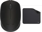 Logitech M171 čierna + Studio Series Graphite / Sada myš + podložka
