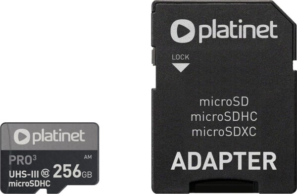 Platinet Pro MicroSDHC 256 GB Class 10 UHS-III/U3 A2 (PMMSDX256UIII)