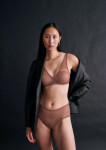 Dámske nohavičky Triumph Signature Sheer Maxi EX - TOASTED ALMOND - mandľové 6901 - TRIUMPH BROWN 40