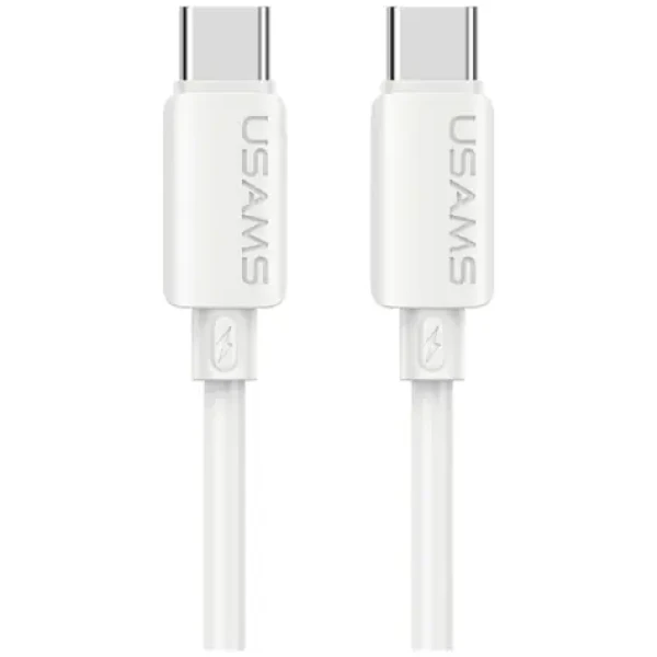 USAMS U98 biela / Dátový kábel / USB-C - Lightning / 30W / 3A / 1m / silikónový (SJ788USB02)