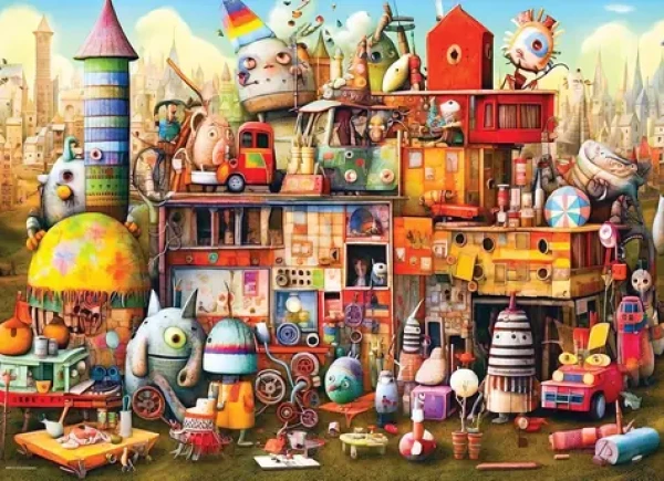 EUROGRAPHICS Puzzle Nepodarené hračky XL