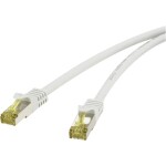 Renkforce RF-4149873 RJ45 sieťové káble, prepojovacie káble CAT 6A S/FTP 10.00 m sivá s ochranou, samozhášavý 1 ks; RF-4149873