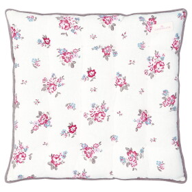 GREEN GATE Prešívaný podsedák Elba White 40 × 40 cm