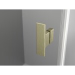 MEXEN/S - Mist HT sprchovací kút dvere krídlové pravá 110 x 120, transparent, zlato kartáčovaná 8A5T-110-120-55-00-P