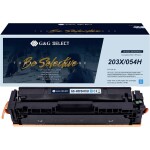 G&G CF541X/Cartridge 054H Cyan toner náhradný HP 203X zelenomodrá kompatibilná toner; GS-HCF541X(U)