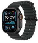 Apple Watch Ultra 2 GPS+Cellular 49mm Čierne titánové telo - Čierny oceánsky remienok / 130-200 mm (MX4P3)