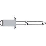 Gesipa 1433504 slepý nit (Ø x d) 5 mm x 16 mm ocel hliník 500 ks; 1433504