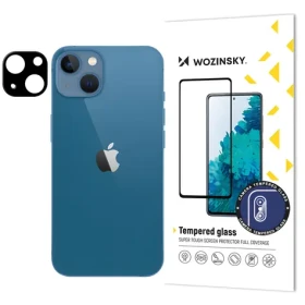 Wozinsky tvrdené sklo na fotoaparát pre Apple iPhone 15 PLUS čierna / Ochranné sklo / 9H / celoplošné