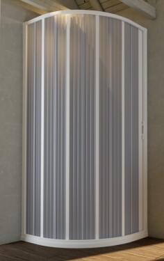 FORTE - Sprchová zástena FLEX - LUNA NEW - Rozmer A - 90, Rozmer B - 90, Rozmer C - 185, Typ otvárania - Zatváranie na stranu OLBBXF140001