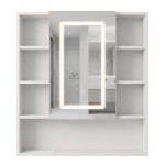 REA - Zrkadlová skrinka s LED osvetlením Luna 70x80cm REA-M0405