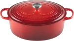 Le Creuset Signature Oválny hrniec s pokrievkou 33 cm červená (21178330602430)