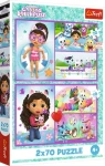 Trefl Puzzle Gábinin kúzelný domček: Bav sa s Gabby