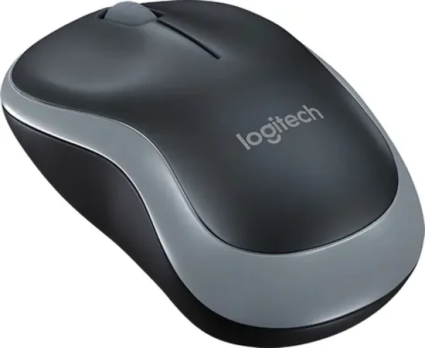 Logitech M185 nano šedá / Myš / bezdrôtová / optická / 1000 DPI / USB prijímač