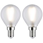 Paulmann 28638 LED En.trieda 2021 G (A - G) E14 3 W teplá biela (Ø x v) 45 mm x 78 mm 2 ks; 28638