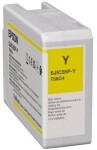 Epson SJIC55(Y): INK CARTRIDGE FOR/COLORWORKS CW-D6500/D6000-YELLOW