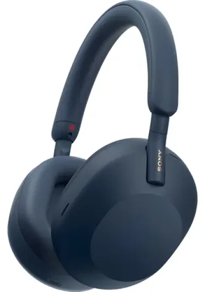 Sony WH-1000XM5L Night Blue / Bezdrôtové slúchadlá / 30 mm meniče / potlačenie hluku / Bluetooth 5.2 / Jack 3.5mm (WH1000XM5L.CE7)