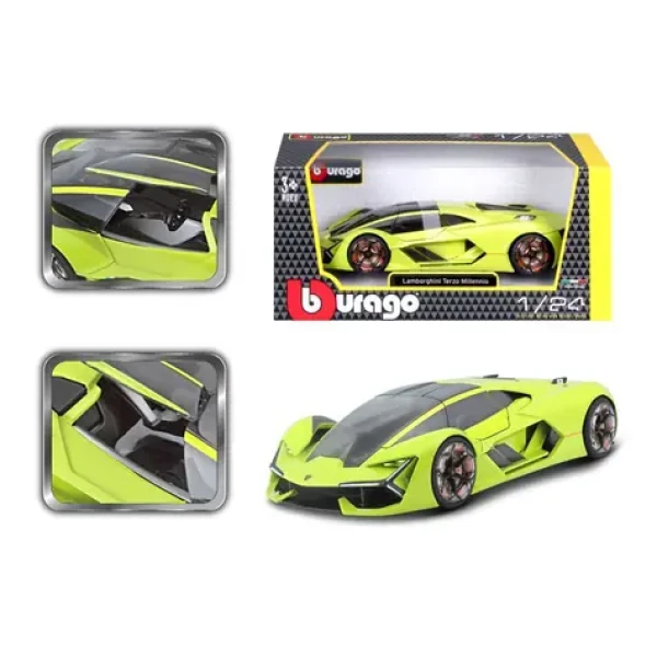 Bburago 1:24 PLUS Lamborghini Terzo Millenio Green