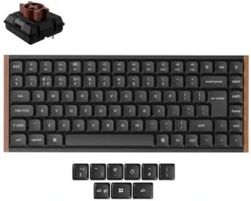 Keychron K3 Ultra 8K (Milk POM Brown) / Klávesnica / Mechanická / Brown switch / bezdrôtová (4894979056184)