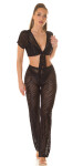 Sexy Koucla Mesh Highwaist Pants / Cover-Up black M