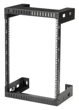 StarTech Nástenný rozvádzač 15U čierny / Rozvádzač / 19" / nosnosť 90 kg / 505×310×775 mm (RK15WALLO)