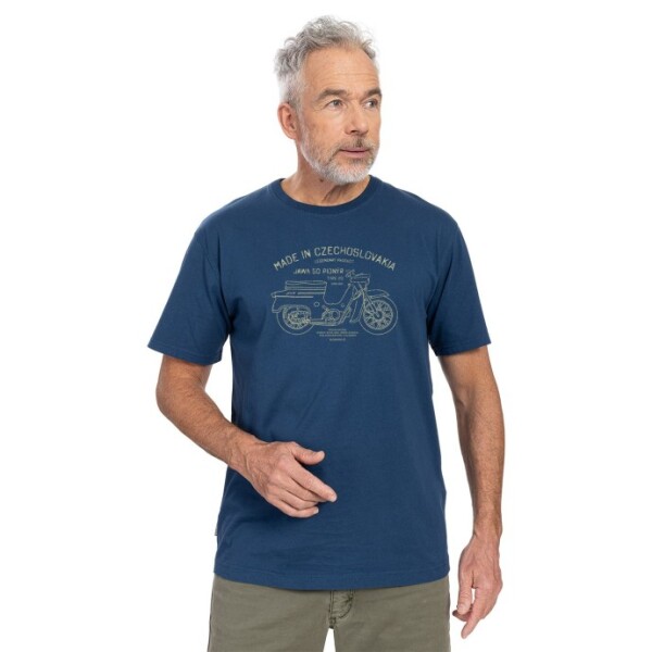 Bushman Pánske tričko Legend Jawa 20, modré L